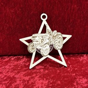 Baumanhänger Stern mit Traktor