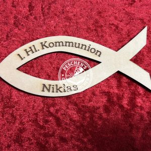 Kommunionsfisch Personalisiert