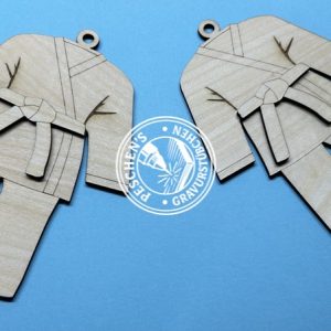 Weihnachtsbaumanhänger Karateanzug