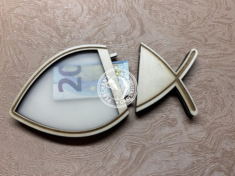 Geldgeschenk Kommunion Fisch