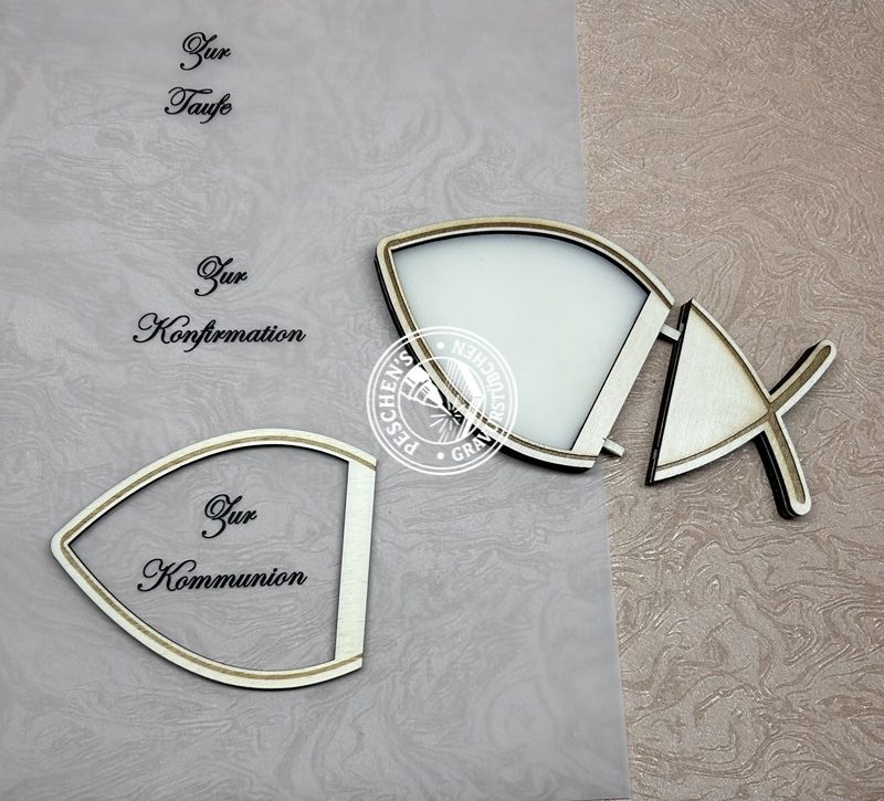 Geldgeschenk Kommunion Fisch – Bild 2