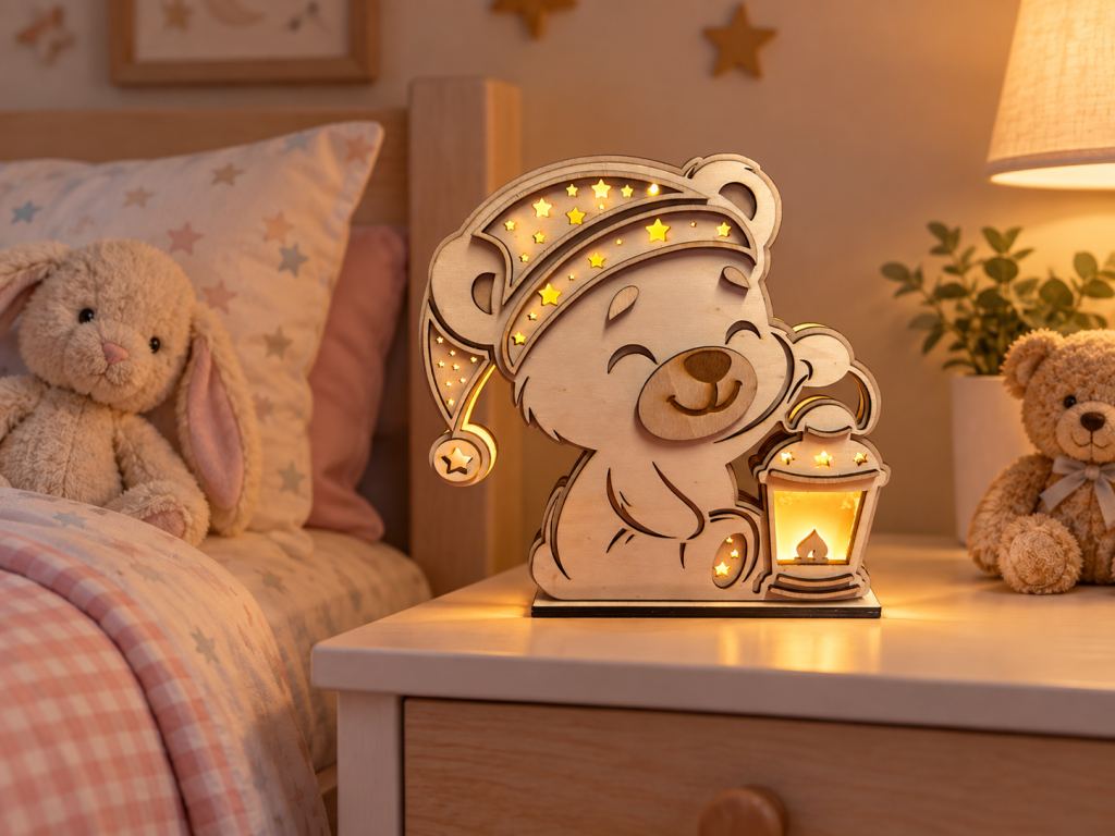 Nachtlampe Bär Multi