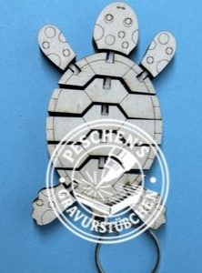 Schlüsselanhänger Schildkrötte beweglich