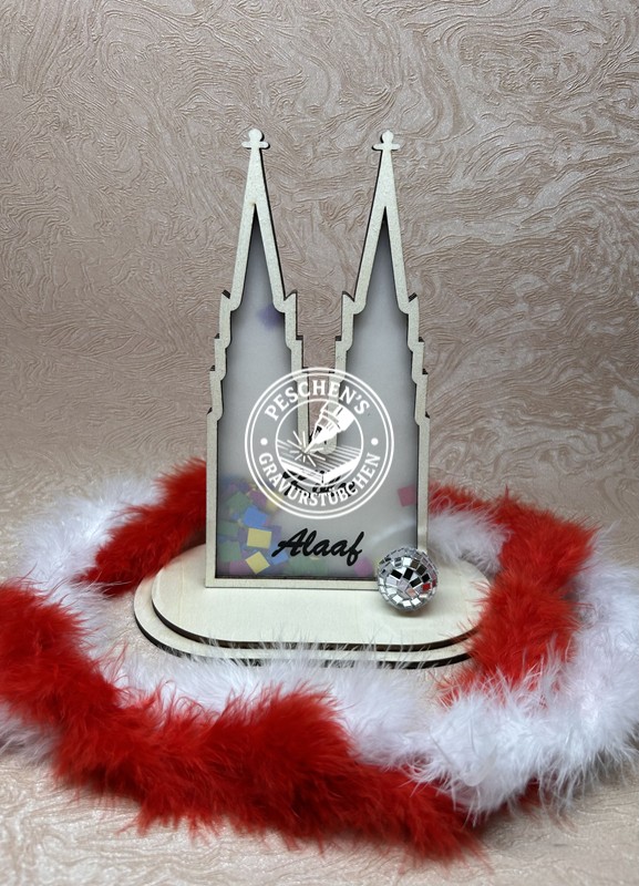 Schüttelbild „Dom“ aus Holz – 3D-Optik mit Wunschtext – Bild 4