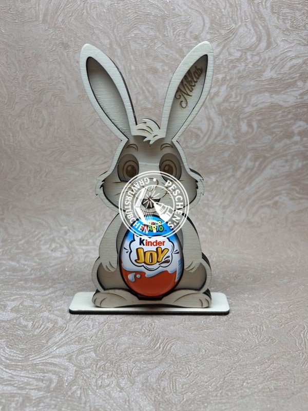 Osterhase für Ü-ei 3Lagig