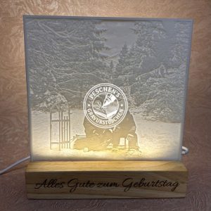 Lithopane Bild Lampe