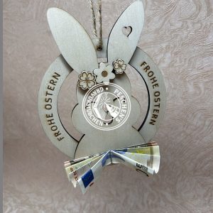 Hänger Osterhase Geldschleife