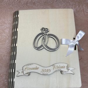 Erinnerugnsbuch Hochzeit Ringe