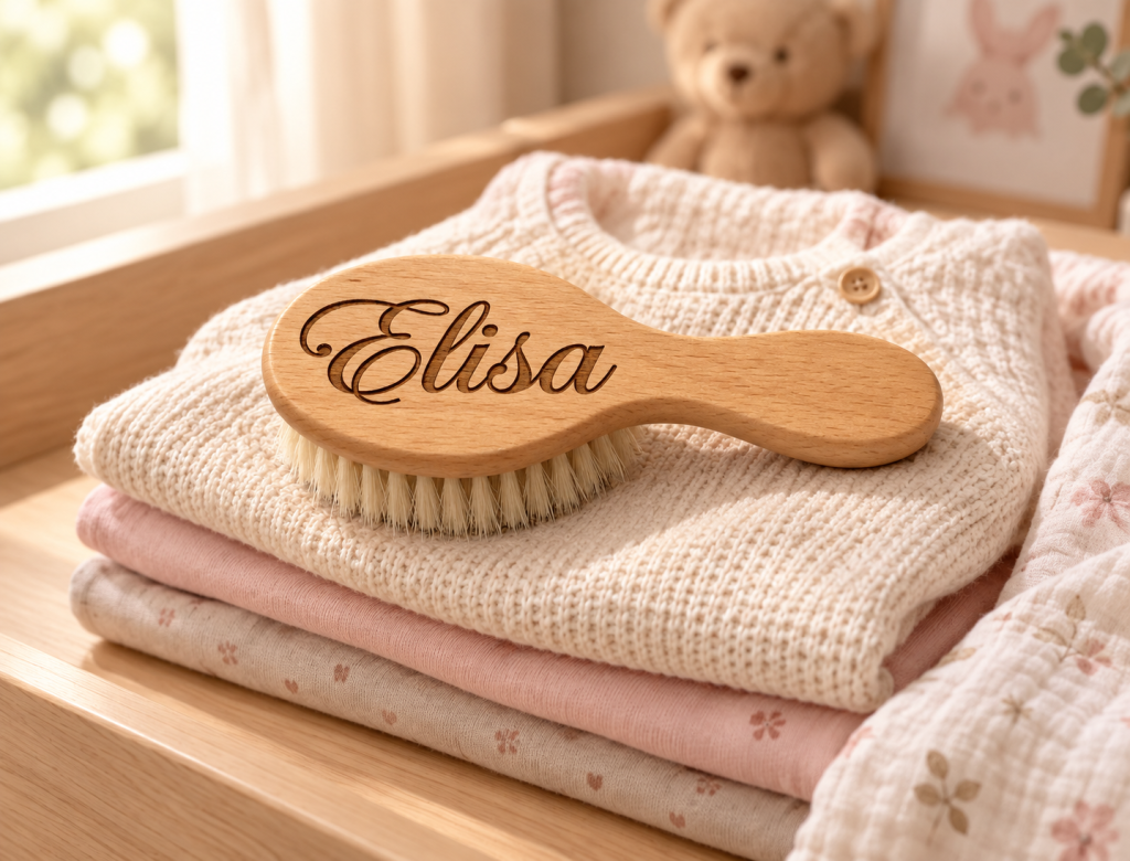 Babybürste aus Holz
