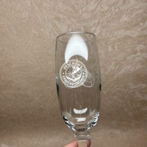 Sekt Glas Graviert